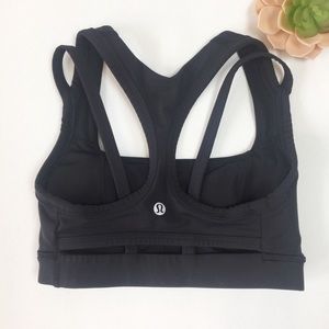 lululemon athletica Tops - Lululemon | Black Racerback Sports Bra Sz 2 lululemon athletica Tops - Lululemon | Black Racerback Sports Bra Sz 2